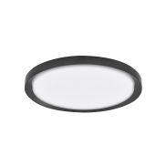 Nova Luce Troy - Deckenleuchte - Ø 46 x 7,5 cm - 40W dimmbare LED inkl - mattschwarz und mattweiß