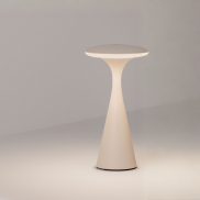 Nova Luce Grigio - wiederaufladbare Tischleuchte für den Außenbereich - Ø 10,1 x 19,7 cm - IP54 - Sand