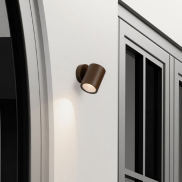 Nova Luce Jackie - Außenwandleuchte - Ø 6 x 8 x 8 cm - 3W LED inkl. - IP65 - corten