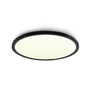 ONE Light Ultra Slim LED Floating Plafo - Deckenleuchte - Ø 60 x 5,5 cm - 60W LED inkl. - schwarz