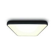 ONE Light LED Slim Line Plafo - Deckenleuchte - 64 x 64 x 9 cm - 62W LED inkl. - schwarz