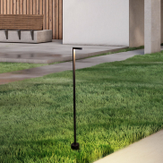 Nova Luce Pipe - Gartenleuchte - 11 x 94,5 cm - 5W LED inkl. - IP65 - Sand schwarz