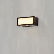 Nova Luce Inga - Außenwandleuchte - 15,3 x 6,5 x 7,3 cm - 11W LED inkl. - IP65 - dunkel anthrazit