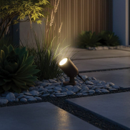 VK Lighting Sui - Spot auf Pfahl - Ø 5,5 x 7,4 cm - 7W LED inkl. - IP65 - grün