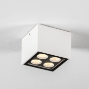 Nova Luce Jax - Außen-Deckenleuchte - 8 x 6,5 x 8 cm - 8W LED inkl. - IP54 - Sand Weiß