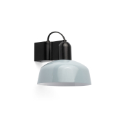 Faro Tatawin - Wandleuchte - Ø 18,4 x 15,5 cm - schwarz satiniert und grau-blau glänzend