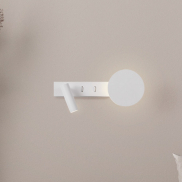 Nova Luce Noima - wandleuchte - 28,5 x 10 x 8,5 cm - 9W LED inkl. - Sand Weiß
