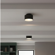 VK Lighting Eos - Aufbaustrahler - Ø 13 x 9 cm  - schwarz