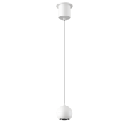 Artdelight Miami - pendelleuchte - Ø 10 x 218 cm - 10,8W dimmbares LED inkl. - weiß