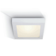 ONE Light LED Panel Plafo Square - Deckenleuchte - 22 x 22 x 3,9 cm - 22W LED inkl. - IP40 - weiß