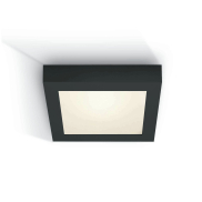 ONE Light LED Panel Plafo Square - Deckenleuchte - 22 x 22 x 3,9 cm - 22W LED inkl. - IP40 - schwarz