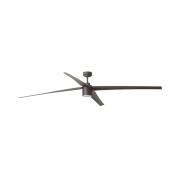 Faro Attos - Deckenventilator mit Licht und Fernbedienung - Ø 213 cm - 18W dimmbare LED inkl. - braun