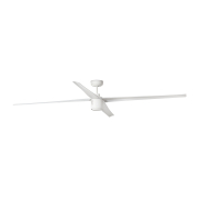 Faro Attos - Deckenventilator mit Licht und Fernbedienung - Ø 213 cm - 18W dimmbare LED inkl. - weiß