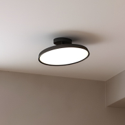 Design for the People Kaito 2 Pro 30 - Deckenleuchte - Ø 30 x 11,8 cm - 15W dimmbar LED inkl. - schwarz