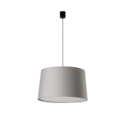 Faro Windsor S – hängelampe – Ø 64 x 37,5 cm – mattschwarz und grau