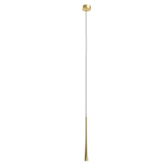 Maxlight Coffee - Hängeleuchte - Ø 3 x 140 cm - 7W LED inkl - gebürstetes Gold