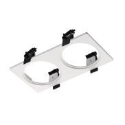 Nova Luce Cid - Rahmen - 195 x 100 mm, 183 x 93 mm Einbaumaß - weiß