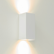 Artdelight Dante - Wandleuchte - 6,7 x 6,7 x 15,4 cm - weiß