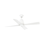 Faro Typhoon - Deckenventilator mit Licht und Fernbedienung - Ø 130 cm - 16W LED inkl. - IP44 - weiß