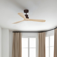 Faro Lantau L - Deckenventilator - Ø 132 cm - braun und Kiefer