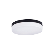 Maxlight Oda - Deckenleuchte - Ø 40 x 9 cm - IP44 - weiß und schwarz
