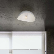 Nova Luce Opsi - Deckenleuchte - Ø 30 x 15 cm - Sand Weiß