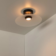 Lucide Menga - Deckenleuchte - Ø 40 x 16 cm - 12W dimmbare LED inkl - opal