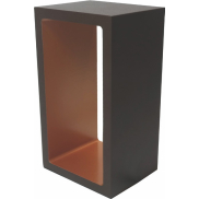 Artdelight Corridor - Tischleuchte - 18,2 x 10 x 8 cm - 3 Stufen Dimmer - 6W LED inkl - IP40 - braun und gold
