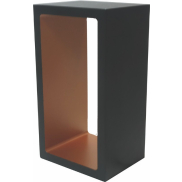 Artdelight Corridor - Tischleuchte - 18,2 x 10 x 8 cm - 3 Stufen Dimmer - 6W LED inkl - IP40 - schwarz und gold