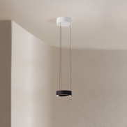 Nova Luce Afi - Hängelampe - Ø 20 x 280 cm - 24W dimmbar LED inkl. - schwarz