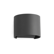 Faro Sunset - Wandleuchte - 14 x 11 x 11,1 cm - 6W LED inkl. - IP54 - dunkelgrau
