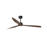 Faro Just Fan - Deckenventilator mit Fernbedienung - Ø 178 cm - braun und mattschwarz