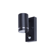 Integral LED Malaga – außenwandleuchte mit bewegungsmelder – 6,8 x 11,6 x 14,9 cm – IP54 – schwarz