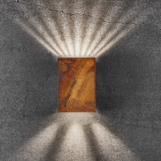 Nordlux Fold 10 - lichtleiste wandleuchte - 10,6 x 14,9 x 4,5 cm - 2 x 3,75W LED inkl. - IP54 - corten