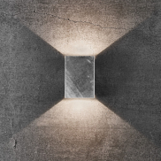 Nordlux Fold - Außenwandleuchte - 10,6 x 4,5 x 14,9 cm - 2 x 3,5W LED inc. - IP54 - verzinkter Stahl
