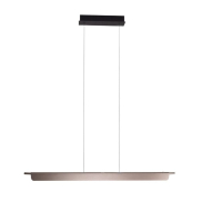 Maxlight Jo-Jo - Hängeleuchte - 124 x 6 x 195 cm - 40W LED inkl - 2700K-5500K - grau und schwarz