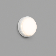 Faro Tom - Wandleuchte - Ø 19 x 6 cm - 7W LED inkl - IP65 - matt weiß