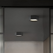 Nova Luce Samba - deckenleuchte - 25 x 10 cm - 10W LED inkl. - sand schwarz
