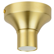 Artdelight Multi – deckenleuchte – Ø 10 x 8,5 cm – mattes gold
