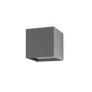 Faro Olan - Wandleuchte - 14,5 x 14 x 10,5 cm - 6W LED inkl. - IP65 - dunkelgrau