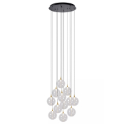 Lucide Gisela - Hängeleuchte - Ø 61 x 326 cm - 12 x 3,6W dimmbare LED inkl. - transparent