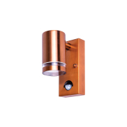 Integral LED Malaga – außenwandleuchte mit bewegungsmelder – 6,8 x 11,6 x 14,9 cm – IP54 – kupfer
