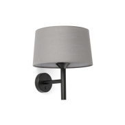 Faro Windsor – wandleuchte – Ø 29 x 39,2 x 26,5 cm – mattschwarz und grau