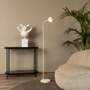 Lucide Comet - wiederaufladbare Stehleuchte - 38,1 x 22 x 138 cm - 3 Stufen Dimmer - 3W dimmbare LED inkl. - weiß