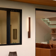 Nova Luce Isos - Außenwandleuchte - 5,3 x 61 x 6 cm - 6W LED inkl. - IP65 - corten
