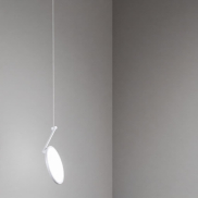 Nova Luce Opi - Hängelampe - Ø 20 x 260 cm - 14W LED inkl. - Sand weiß