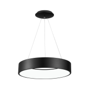 Nova Luce Rando - Hängeleuchte - Ø 60 x 120 cm - 42W LED inkl. - schwarz