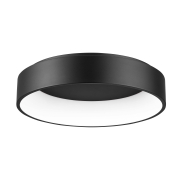 Nova Luce Rando - Deckenleuchte - Ø 60 x 13 cm - 42W LED inkl. - schwarz