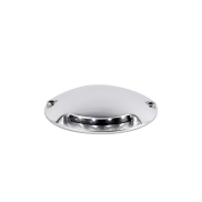 Faro Keenan - Wandleuchte - Ø 7 x 1,5 cm - 0,5W LED inkl. - IP67 - Nickel