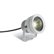 ONE Light COB Garden Spots - Bodenspot auf Erdspieß - Ø 13 x 11,4 cm - 20W LED inkl. - IP65 - weiß